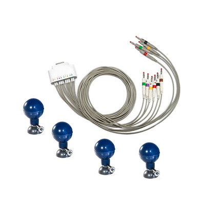 White Resting Portable Ecg Monitor With iPad 12-lead Ecg System