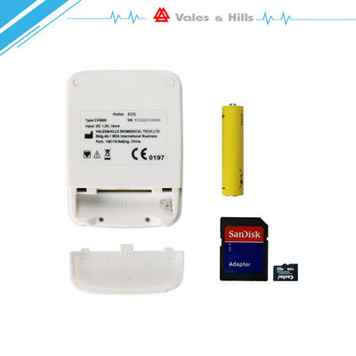 Latest 24 Hours ECG Holter Recorder / ECG Holter Monitor For Medical 75 × 55 × 16 mm