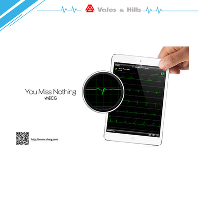12 Channel Medical ECG Machine Wireless Bluetooth ECG Machine For Smartphone