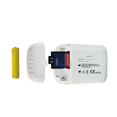 CE / FDA Approved Holter ECG 12 Channel 24-72 Hour Holter White Monitor
