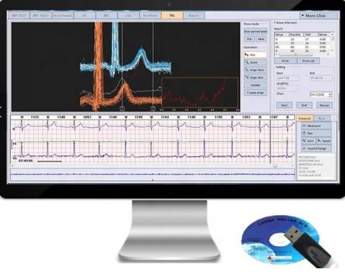 CE / FDA Approved Holter ECG 12 Channel 24-72 Hour Holter White Monitor