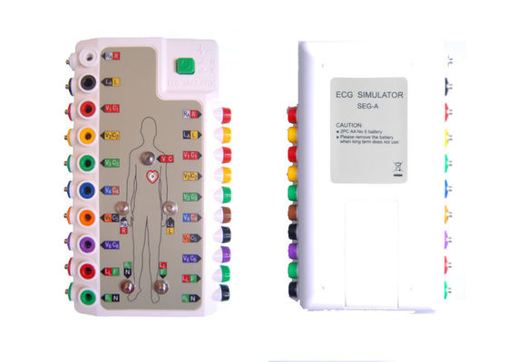 IOS Bluetooth Connection ECG Patient Simulator For Atrial Fibrillation White Monitor