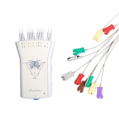 Stress Testing Handheld ECG Machine USB Cable To Windows With Portable Grey Recorder