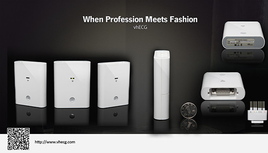 Wireless ECG Monitor For iOS Connection with WIFI Or Bluetooth iCV200