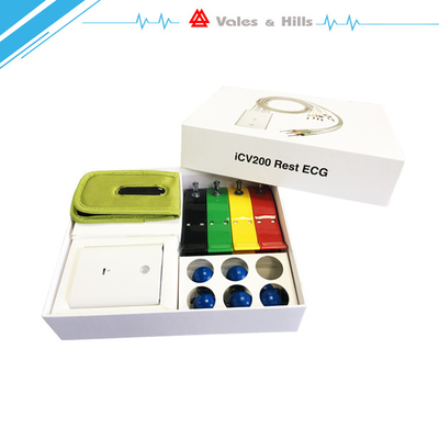 Ekst Aksesuarları ile IPad Kablosuz EKG Cihazı Banana 4.0 10 Kurşun Kablo CE