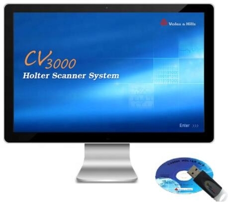 CE / FDA Onaylı Holter ECG 12 Kanal 24-72 Saat Holter Beyaz Monitör