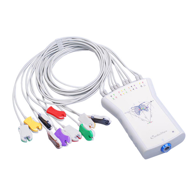 USB Bağlantı Stres Ekg Makinesi Stres EKG Analiz Sistemi 12 Kanal Gri Toplama Kutusu