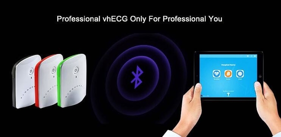IOS için Bluetooth Kablosuz EKG Makinesi Renkli Plastik Kayıt Cihazları